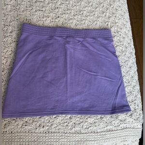 TNA Airy Fleece Purple Women's Skirt
